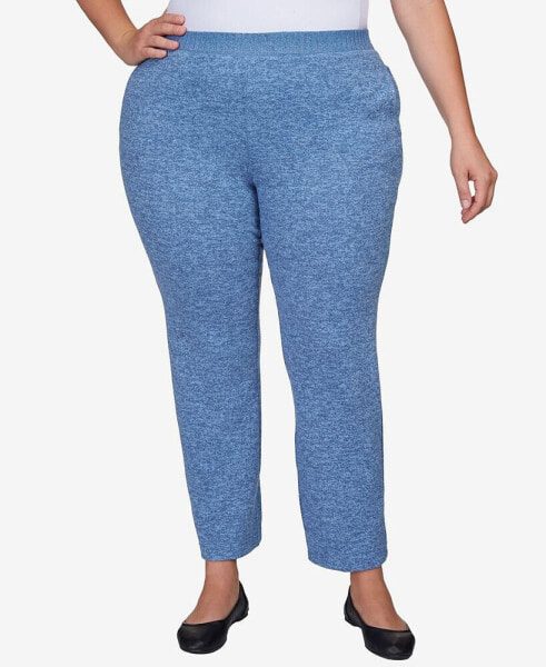 Plus Size Comfort Zone Comfort Fit Knit Average Length Pants