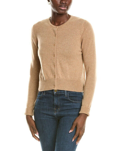 Forte Cashmere Cropped Cashmere Cardigan Women's