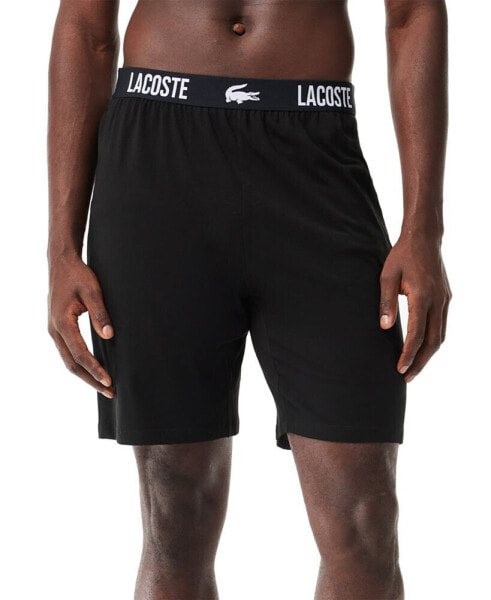 Пижама Lacoste мужская Straight Fit с логотипомный пояс
