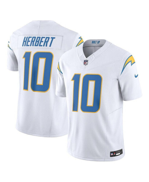 Майка Nike мужская Justin Herbert белая Los Angeles Chargers Vapor F.U.S.E. Limited Jersey.