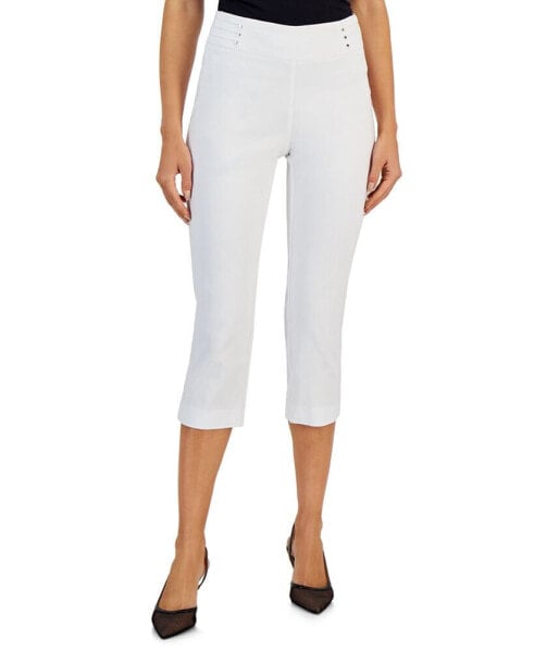 Women's Pull On Slim-Fit Cropped Pants, Created for Macy's