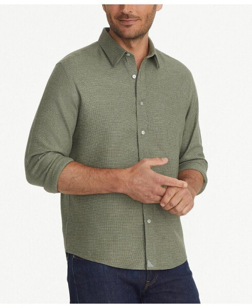 Men's Slim Fit Wrinkle-Free Veneto Button Up Shirt