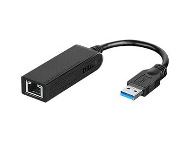 D-Link DUB-1312 - Internal - Wired - USB - Ethernet - 1000 Mbit/s - Black