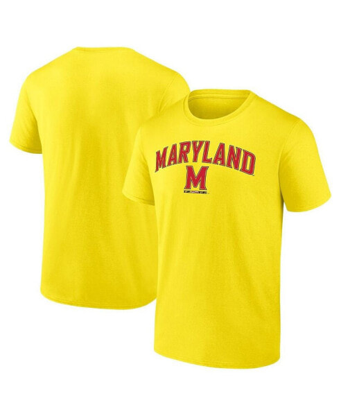 Men's Gold Maryland Terrapins Campus T-shirt