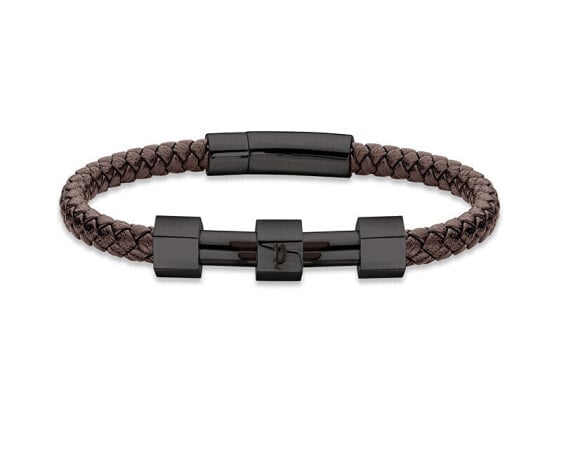 Modern men´s leather bracelet PEAGB211962