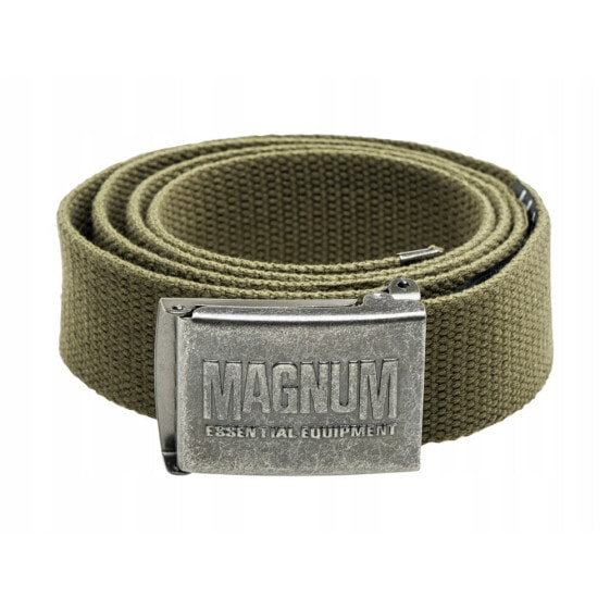 Ремень Magnum 94035OLIVE, универсальный, 100% полиэстер, стальная пряжка