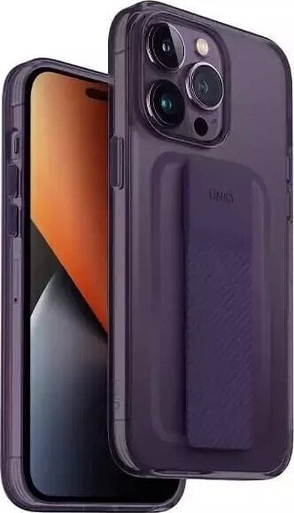 Uniq Etui na telefon UNIQ Heldro Mount do Apple iPhone 14 Pro Max 6,7" fioletowy/fig purple