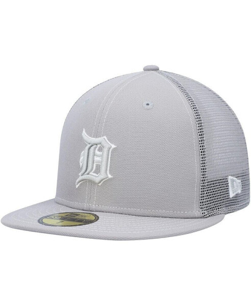 Men's Gray Detroit Tigers 2023 On-Field Batting Practice 59FIFTY Fitted Hat