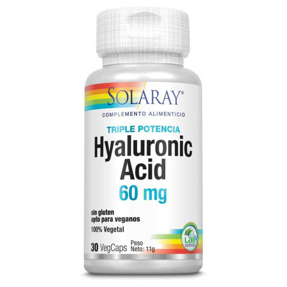 SOLARAY Hyaluronic Acid 60mgr 30 Units