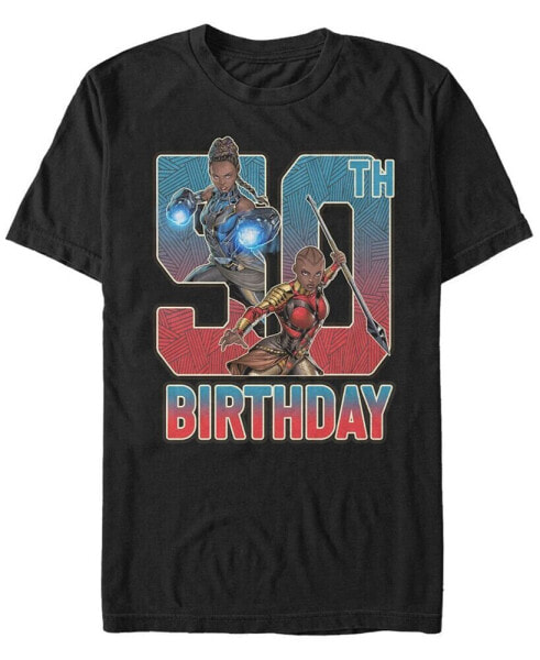 Men's Marvel Black Panther Shuri and Okoye 50th Birthday Short Sleeve T-Shirt