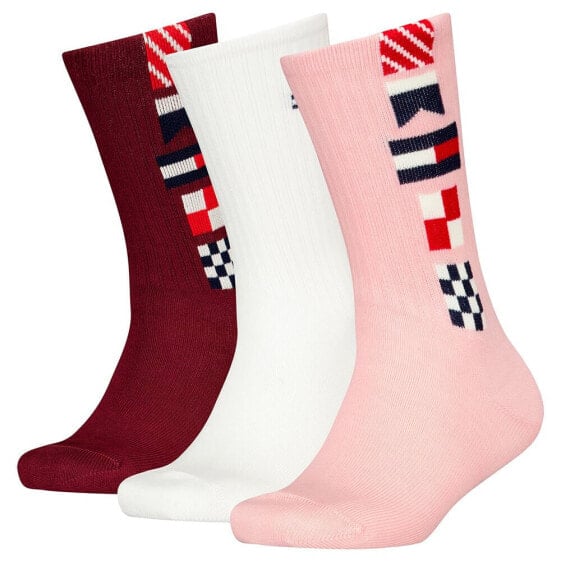 TOMMY HILFIGER 701229870 crew socks 3 pairs