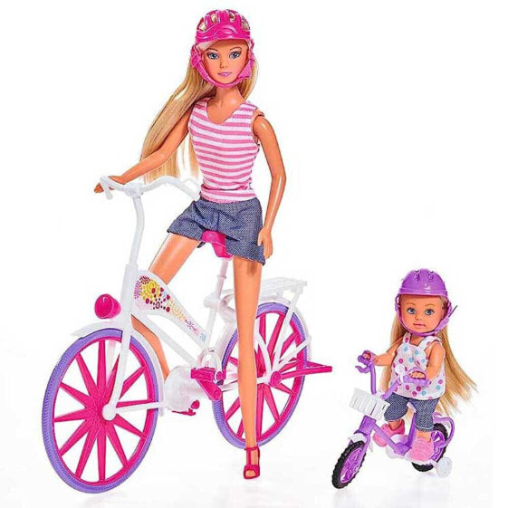 Набор для игры "STEFFI LOVE" с велосипедом - Мультицветные Куклы