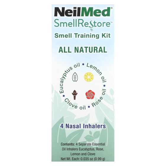 Smell Restore, Smell Training Kit, 4 Nasal Inhalers, 0.035 oz (0.99 g) Each