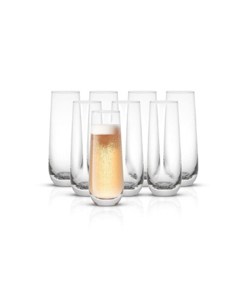 Milo Champagne Glasses, Set of 8