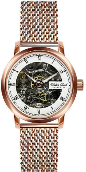 Часы Walter Bach Heppenheim Rose Gold Mesh Automatic