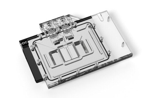 Alphacool Eisblock Aurora - Water block + Backplate - Acrylic - Aluminium - Cooper - 3-Pin JST - 1/4" - Graphics card - FC