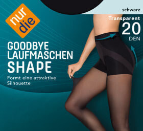 Strumpfhose Goodbye Laufmaschen Shape schwarz Gr. 40/44, 1 St