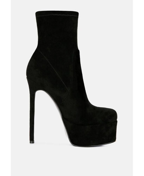 clubbing high heels platform ankle boots