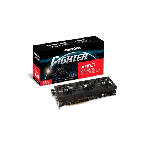 Графическая карта Powercolor RX7800XT 16G-F/OC AMD AMD RADEON RX 7800 XT 16 GB GDDR6