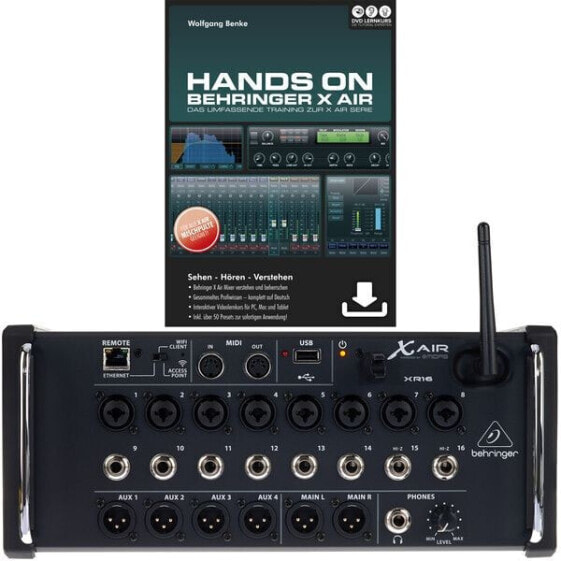 Аудиоинтерфейс BEHRINGER X Air XR16 Hands On Bundle