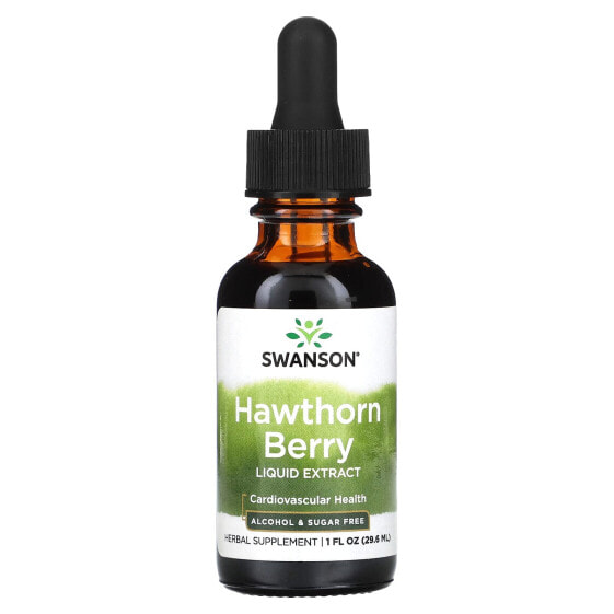 Hawthorn Berry Liquid Extract, Alcohol & Sugar Free, 1 fl oz (29.6 ml)