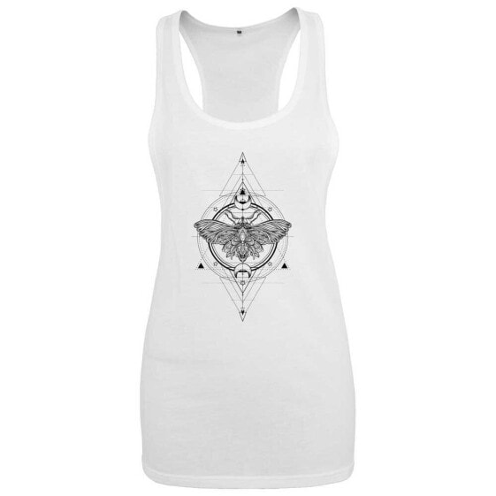 MISS TEE Moth sleeveless T-shirt