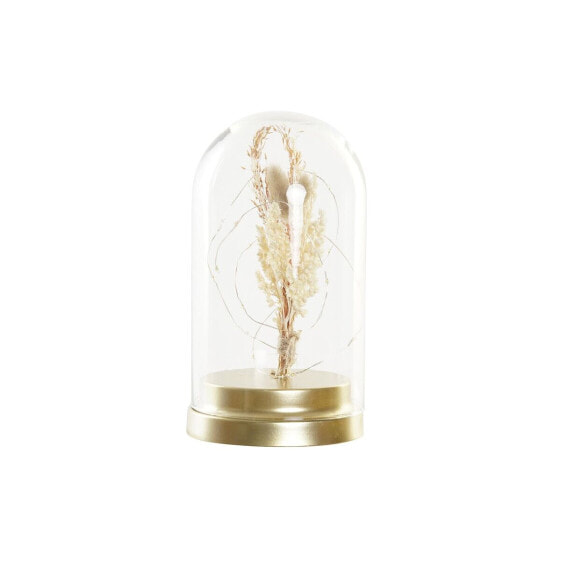 Декоративная настольная лампа Светящееся украшение DKD Home Decor Цветок Стеклянный 30 x 40 cm 12 x 12 x 22 cm
