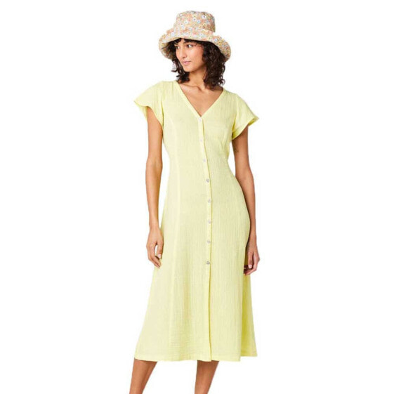 RIP CURL Premium Surf Short Sleeve Long Dress