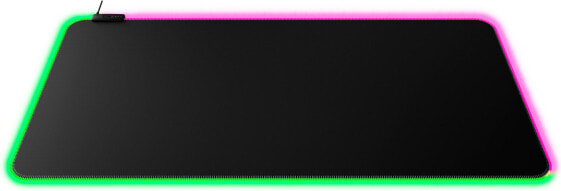 HP HyperX Pulsefire Mat - RGB Gaming Mousepad - Cloth (XL) - Black - Monochromatic - Cloth - Rubber - Non-slip base - Gaming mouse pad