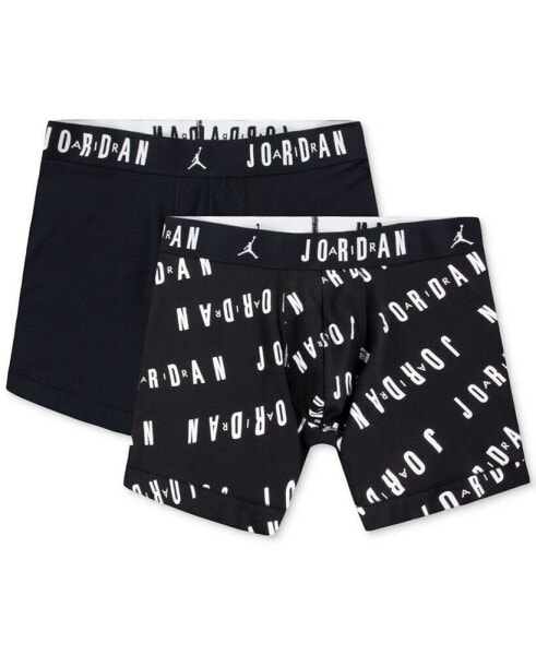 Men's 2-Pack Cotton Flight Essentials Logo Print Boxer Briefs