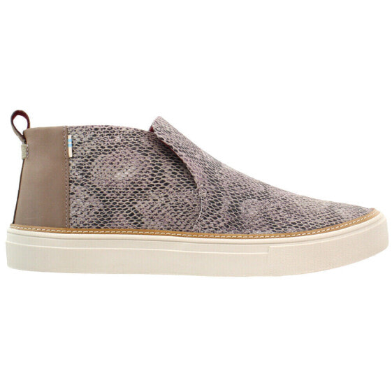 TOMS Paxton Snake Slip On Womens Beige, Grey Sneakers Casual Shoes 10015803