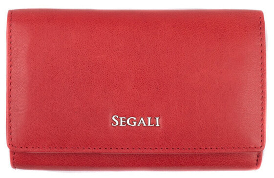 Women´s leather wallet 7074 S red