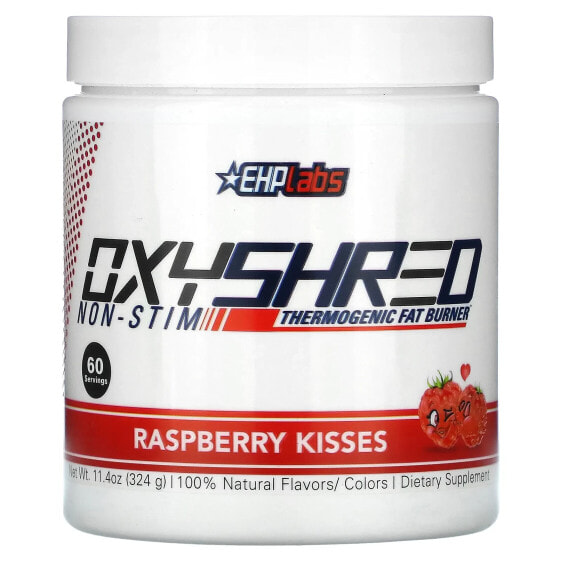 OxyShred Non-Stim, Thermogenic Fat Burner, Raspberry Kisses, 11.4 oz (324 g)