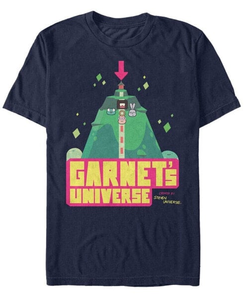 Men's Steven Universe Garnet's Universe Cartoon Short Sleeve T- shirt