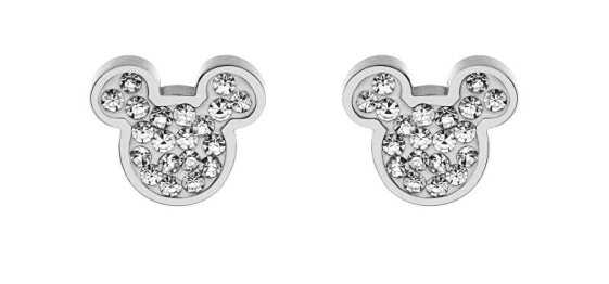 Charming steel stones with Mickey Mouse zircons E600178RWL-B.CS