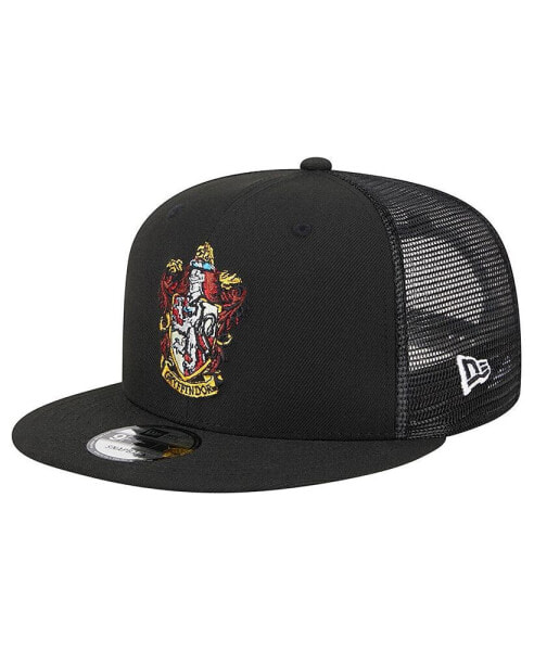 Men's Black Harry Potter Gryffindor Trucker 9FIFTY Snapback Hat