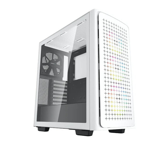 Deepcool CK560 - Midi Tower - PC - White - ATX - EATX - micro ATX - Mini-ATX - ABS - SPCC - Tempered glass - Case fans