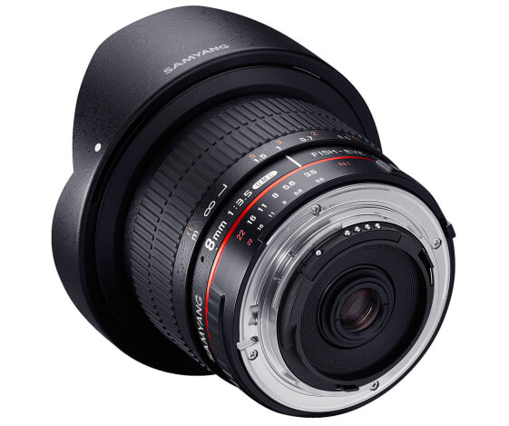 Samyang 8mm F3.5 UMC Fish-Eye CS II - Wide lens - 10/7 - Nikon-AE