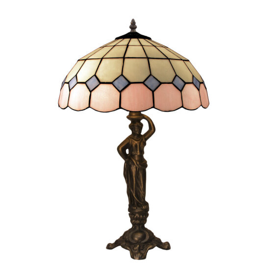 Декоративная настольная лампа Viro Pink Коричневый цинковый 60 Вт 30 х 50 х 30 см