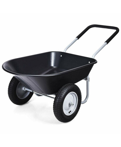 2 Tire Wheelbarrow Cart Heavy-duty Dolly Utility Cart