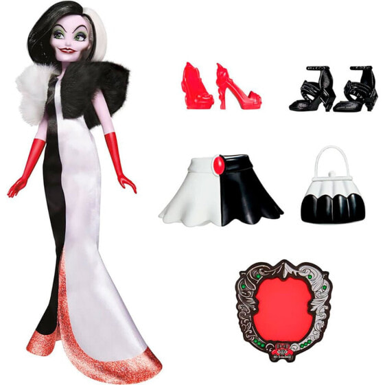 Кукла в стиле злодейки Disney Villains Cruella De Vil от Hasbro