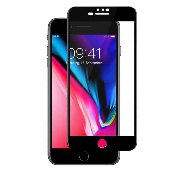 Woodcessories GLA015 - Apple - iPhone 6/7/8+ - Scratch resistant - Black - Transparent - 1 pc(s)