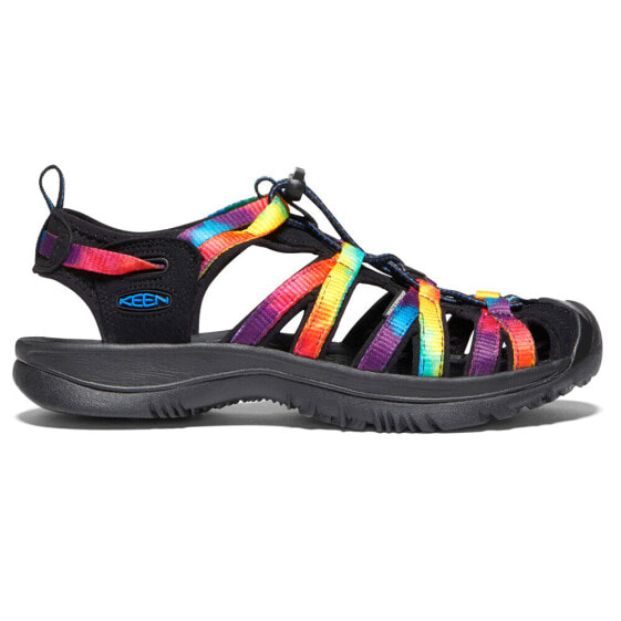 Keen Whisper TieDye Strappy Womens Black Casual Sandals 1025038