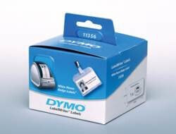 Dymo Small Name Badge Labels- 41 x 89 mm - S0722560 - White - Self-adhesive printer label - Paper - Removable - Rectangle - LabelWriter