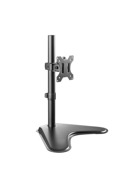 V7 Free Standing Desk Stand Single Display 13 to 32" - with Tilt - Rotate and Swivel Function - Detachable VESA 100 x 100, - Freestanding - 8 kg - 33 cm (13") - 81.3 cm (32") - 100 x 100 mm - Black