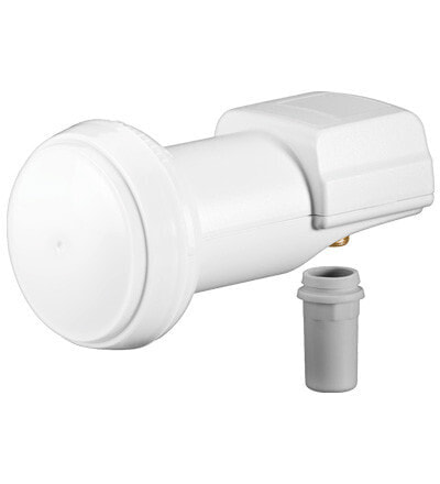 Wentronic Universal Single LNB - F - 4 cm - Grey - White