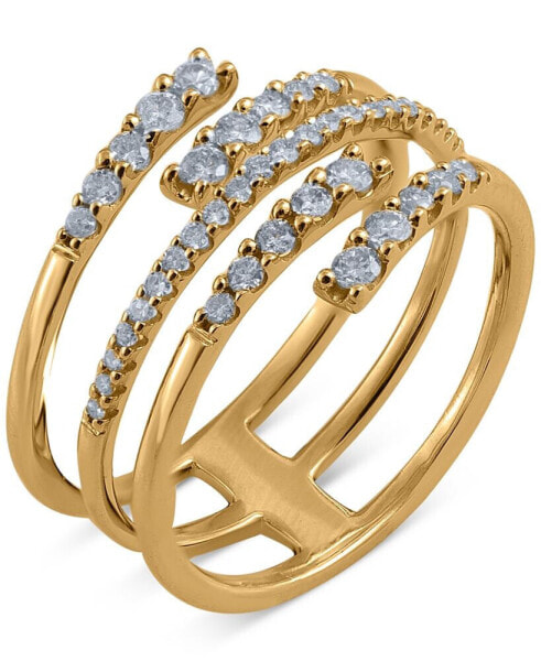 Diamond Multirow Wrap Ring (1/2 ct. t.w.) in 14k Gold