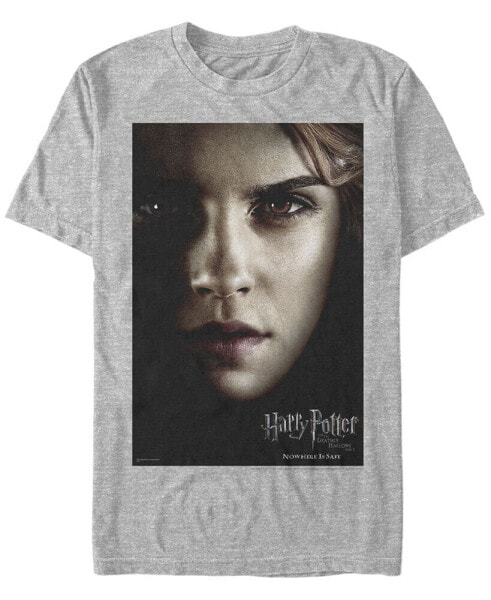 Harry Potter Men's Deathly Hallows Hermione Big Face Poster Short Sleeve T-Shirt