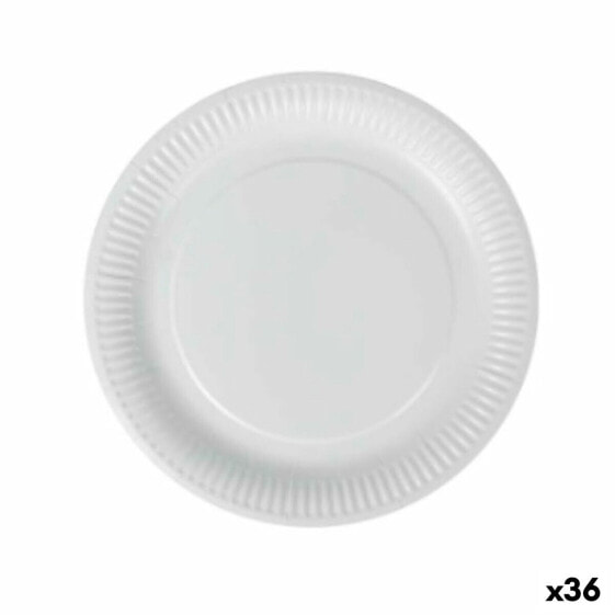 Набор посуды Algon Одноразовый Белый Картон 23 см (36 штук)