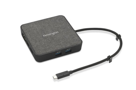 Kensington MD120U4 USB4 Portable Docking Station - Wired - USB4 - 100 W - 1000,2500,10,100 Mbit/s - Black - 8K Ultra HD